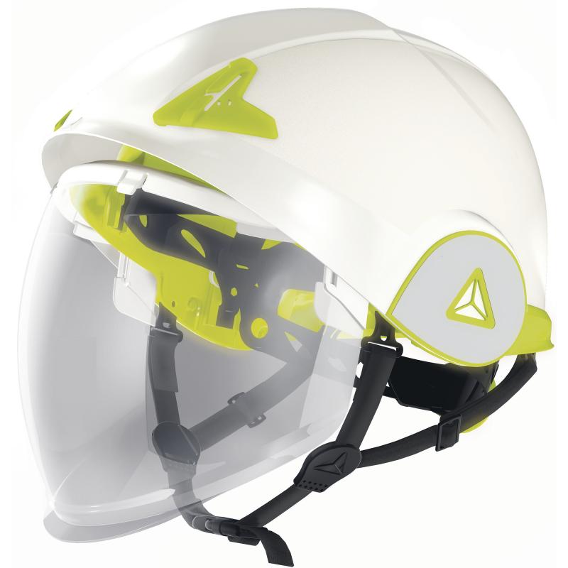Casque de chantier ONYX DELTA PLUS Maroc – double coque avec visière intégrée