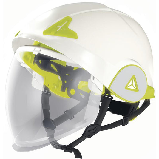 Casque de chantier ONYX DELTA PLUS Maroc – double coque avec visière intégrée