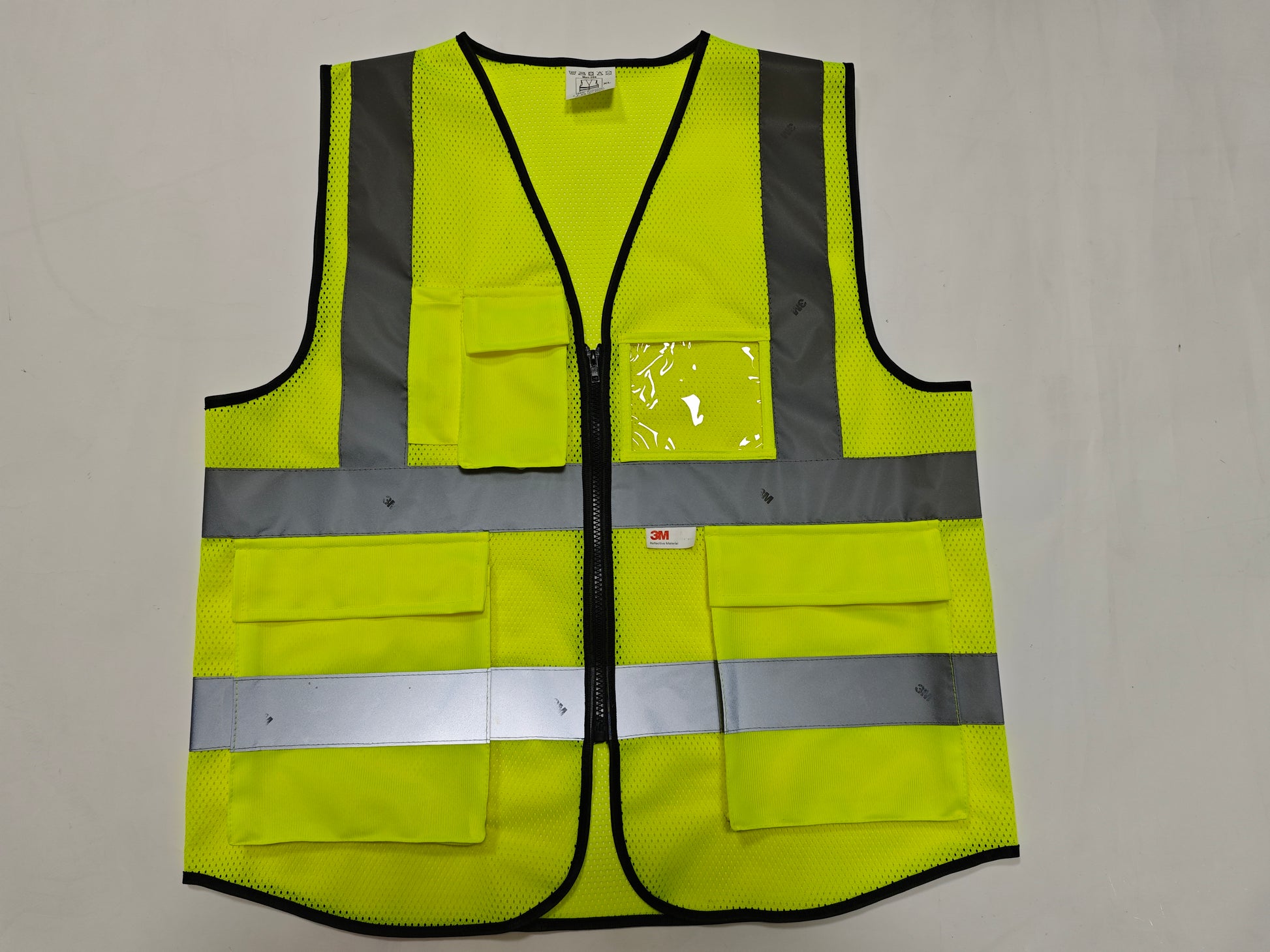gilet securite professionnel haute visibilite avec poches
