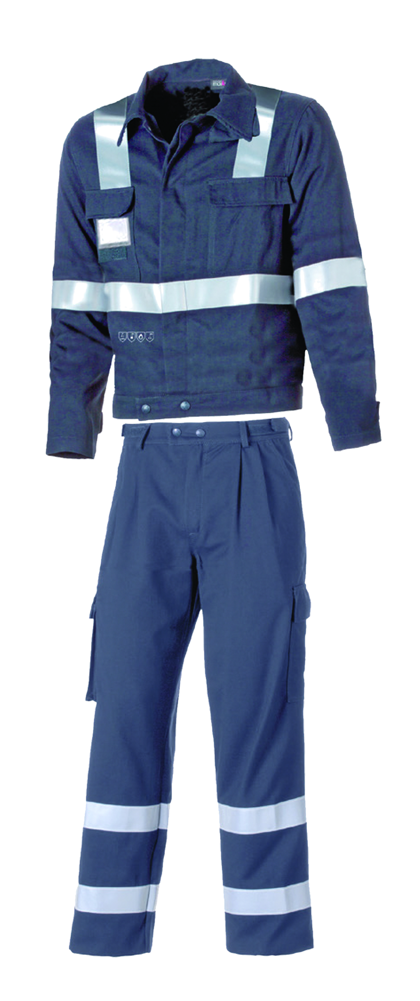 Vêtement multirisques veste et pantalon ignifugé antistatique